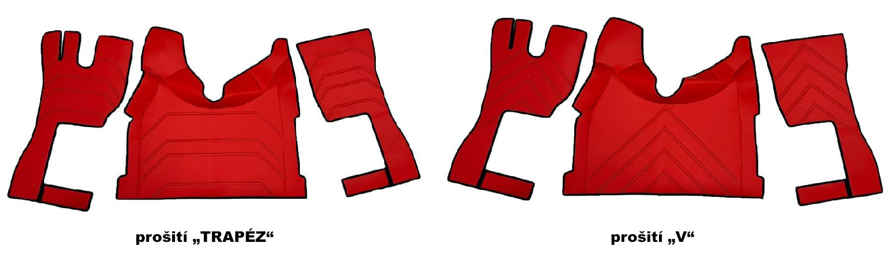 KOŽENKA TRAPÉZ PROŠITÍ