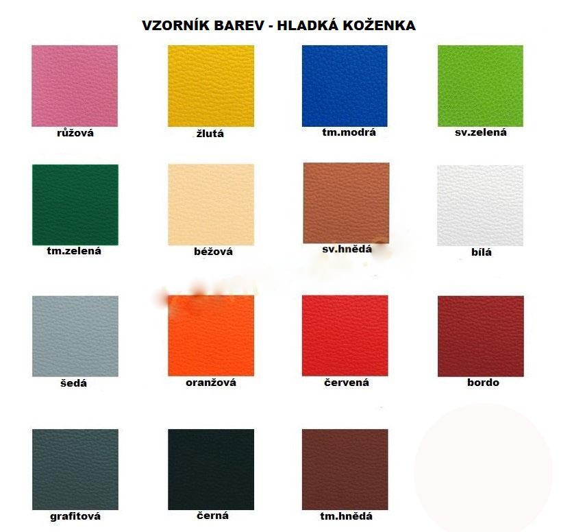 KOŽENKA HLADKÁ-RŮZNÉ BARVY