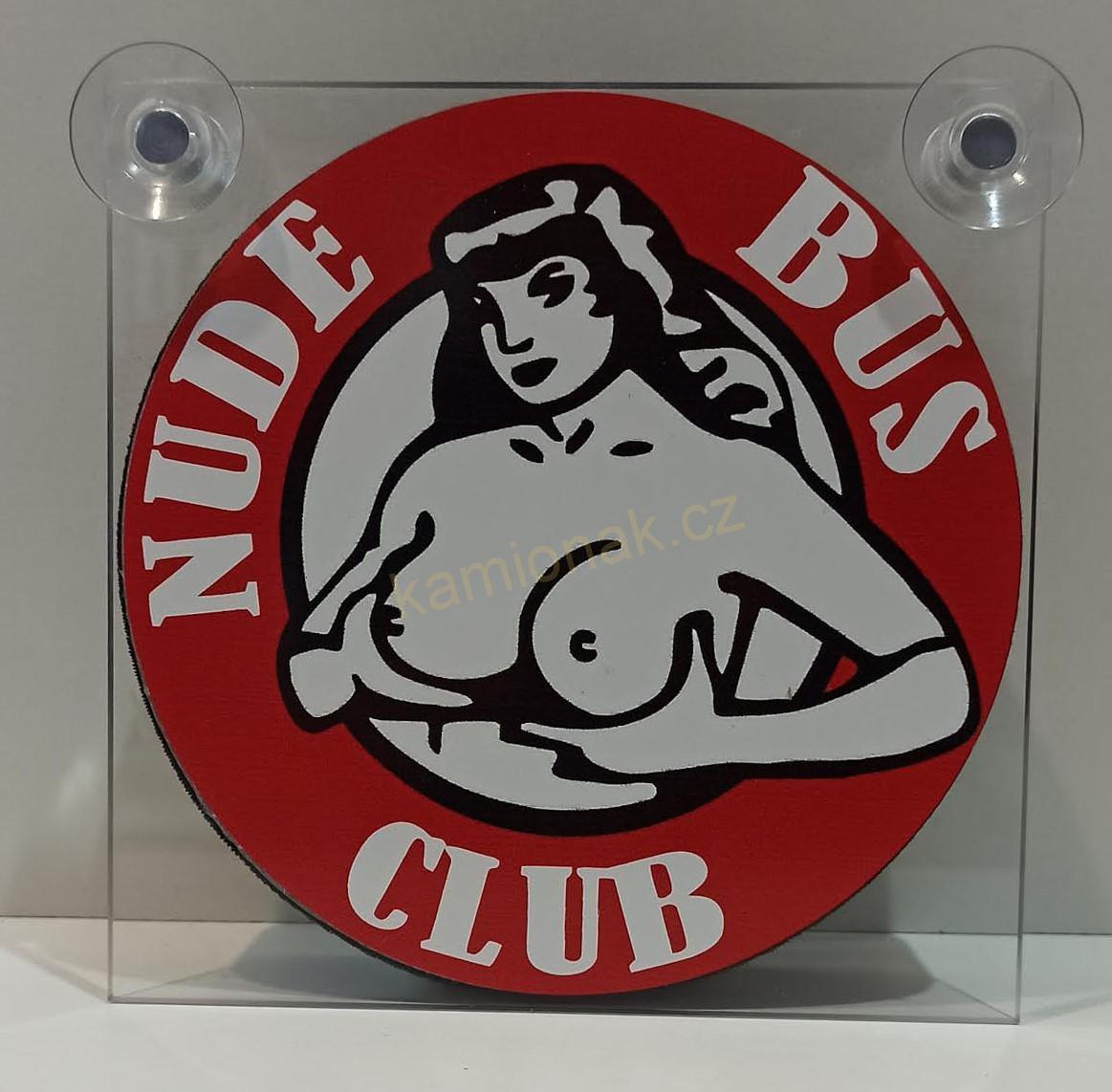 Cedule LED Nude Bus Club zapalovač