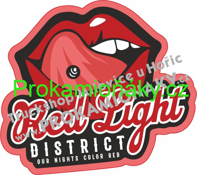 Samolepka tištěná Red Light District 01