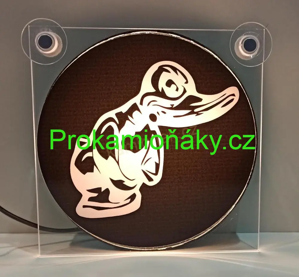 Cedule LED kačer pravá USB