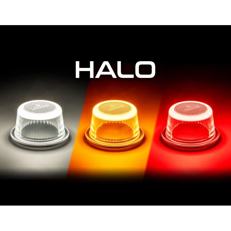světlo LEDSON HALO Dark 72 mm – čírý kryt (náhrada Gylle)