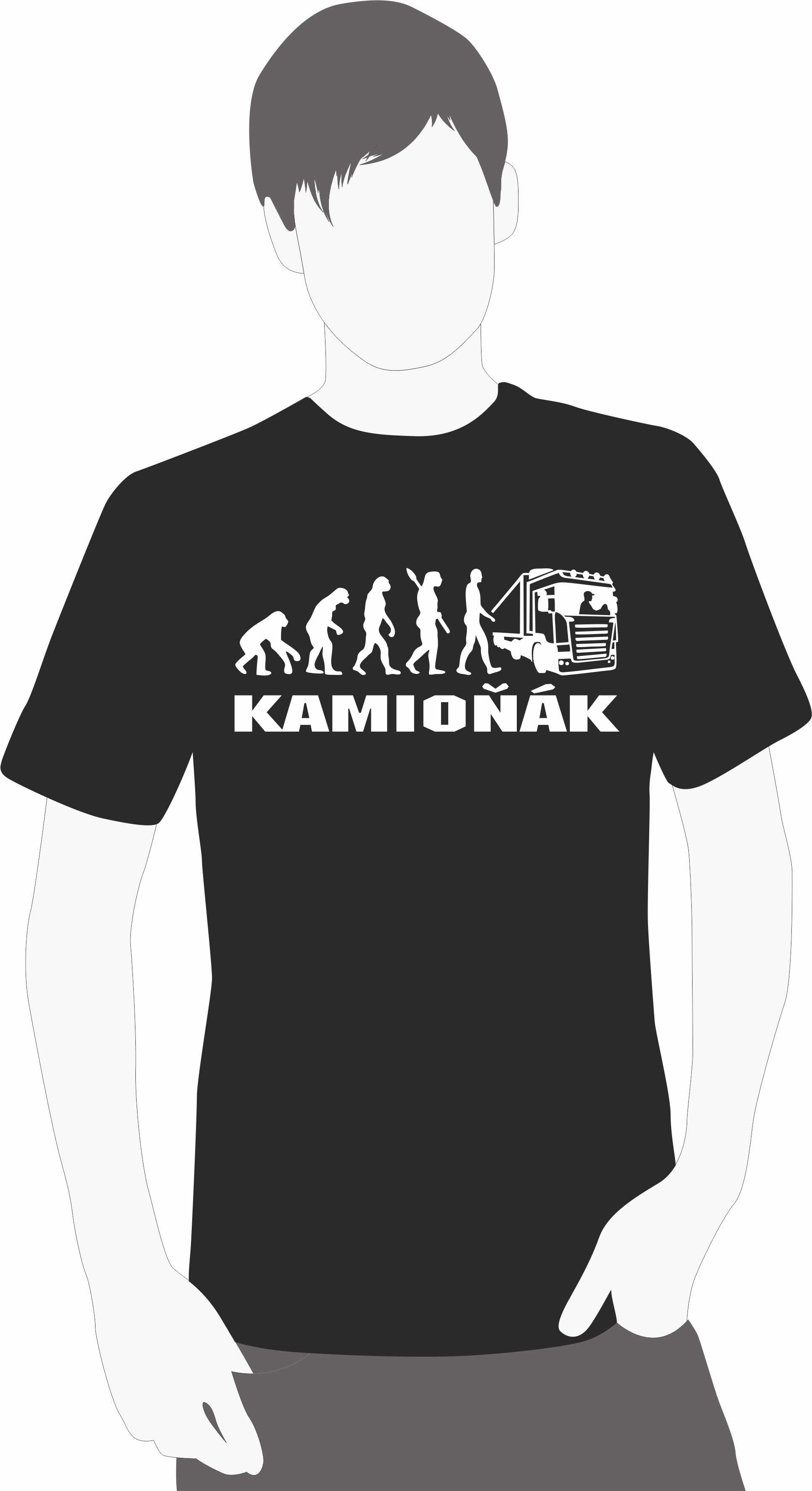 Tričko evolution kamioňák