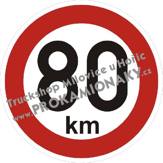 Samolepka tištěná 80