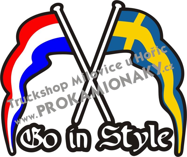 Samolepka Go in Style NL/SE menší (DAF)