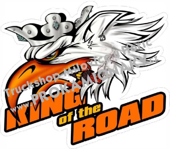 Samolepka king of the road