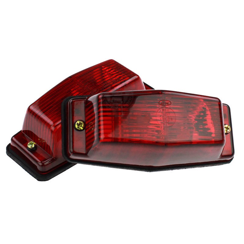 Double burner LED 24V červený