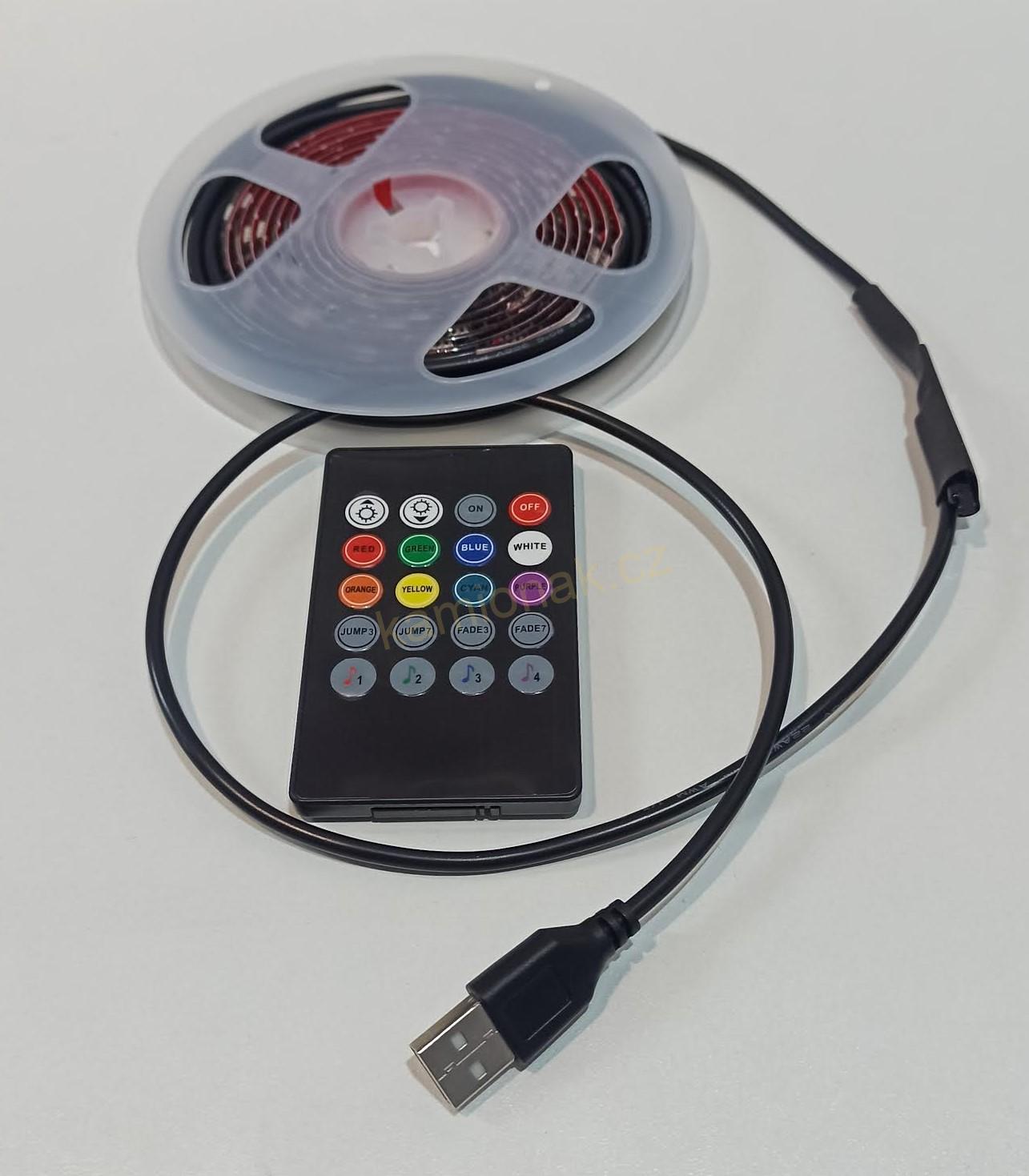LED pásek RGB SONG 200cm USB