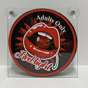 Cedule LED RED LIPS USB