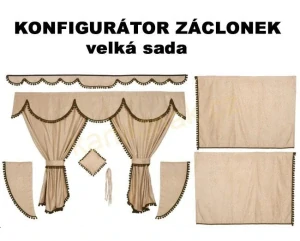 Velká sada záclonek - KONFIGURÁTOR