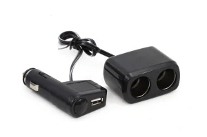 Rozdvojka zapalovače s USB
