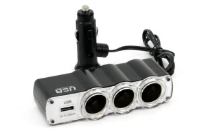 Roztrojka zapalovače s USB 5A