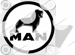 LED box MAN bílý podklad