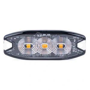 Výstražné osvětlení oranžové 3x3W LED R65 R10 12 / 24V IP67