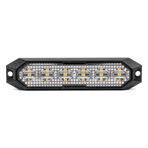 Výstražné osvětlení oranžové 6x3W LED R65 R10 12/24V IP6K9K