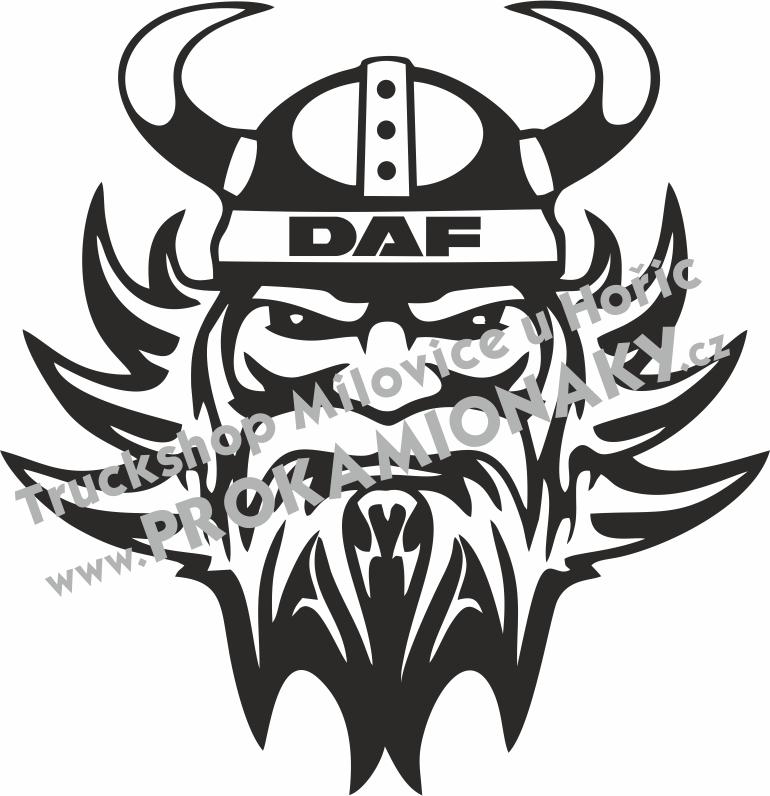 Samolepka Viking Daf malá