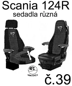 Potah sedadel manšestr SCANIA č.39