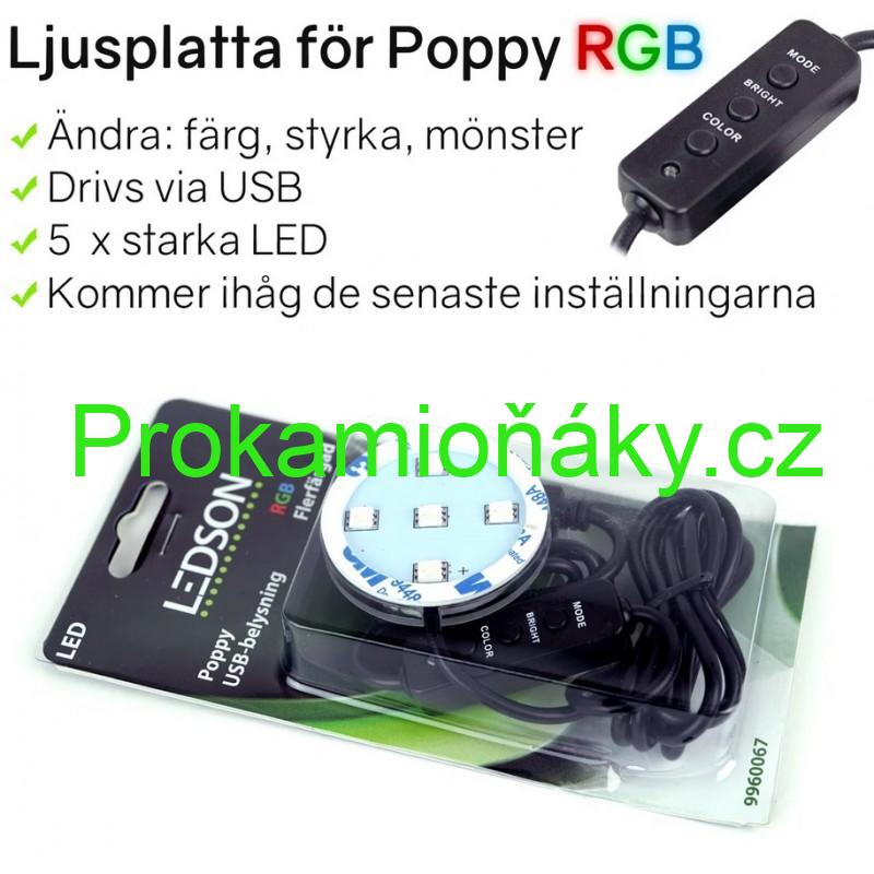 Osvětlení poppy USB RGB LEDSON