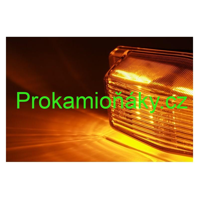 Double burner LED 24V transparetní kryt- oranžový