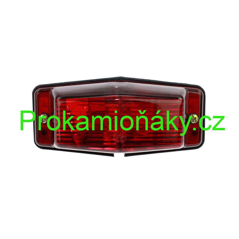 Double burner LED 24V červený