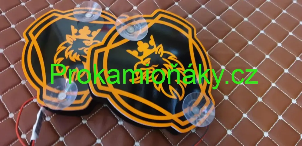 LED terče za okno Scania 2ks oranžová