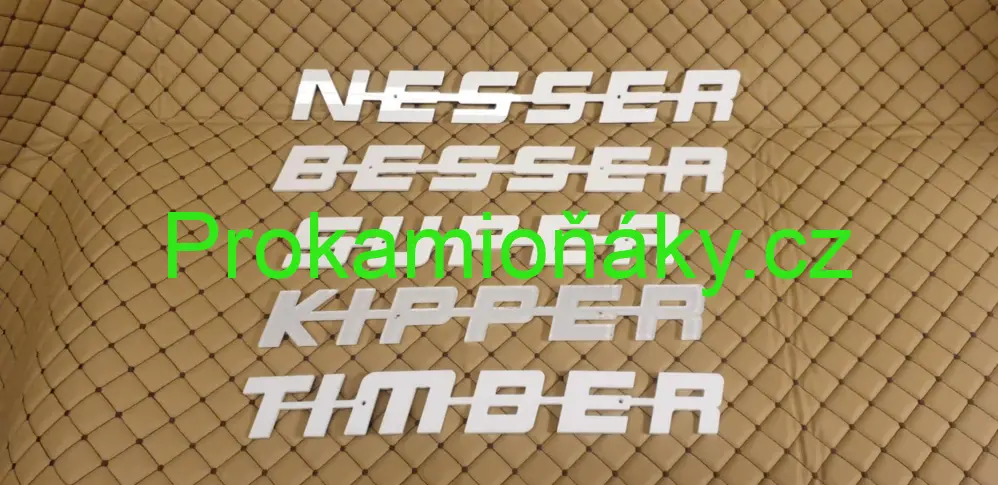 Plastový nápis KIPPER