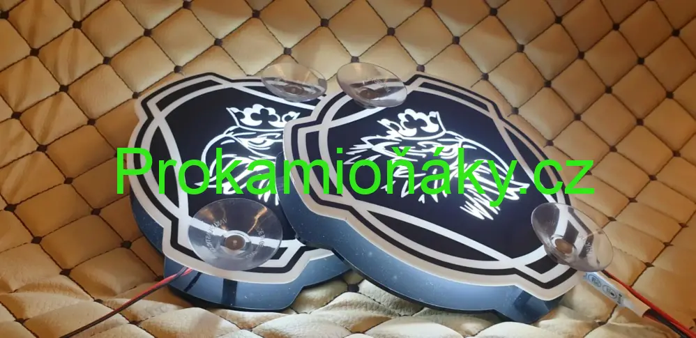 LED terče za okno Scania 2ks bílá