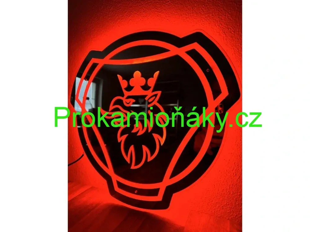 Světelné zrcadlo SCANIA různé barvy