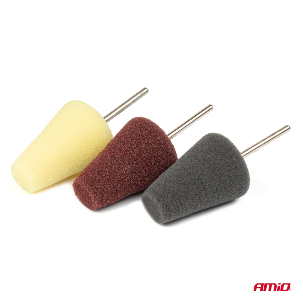 mini leštící houbičky detail