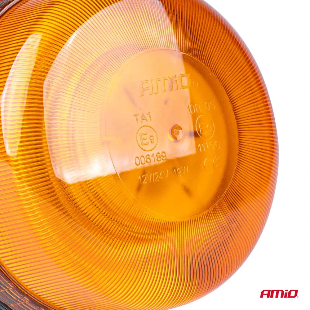 Výstražný maják pevný W03B s 3 šrouby R65 R10 36LED 12 / 24V IP56