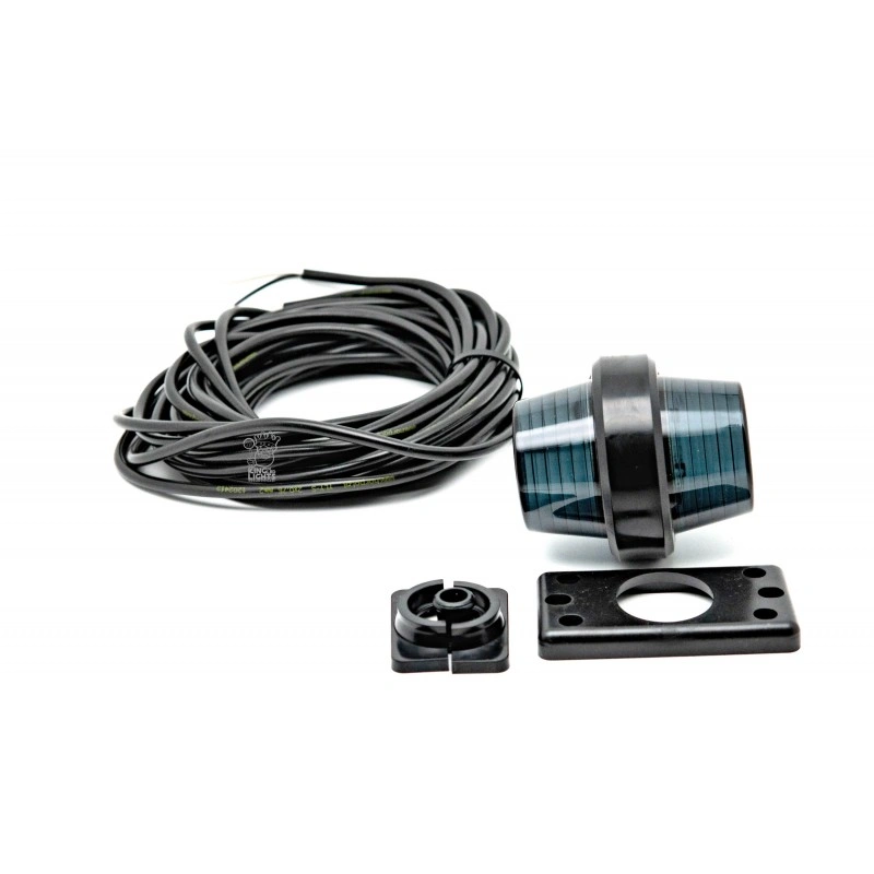 Gylle DARK bílá/červená 12-24V, krátké rameno (5m kabel)