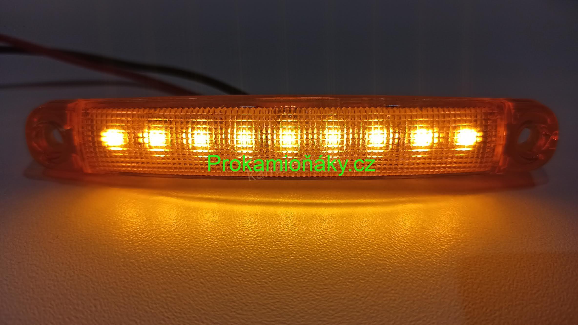 Poziční světlo 9LED oranžové
