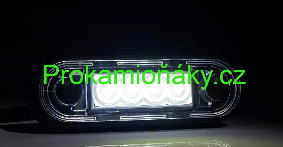 světlo poziční FT-073 B LED 12+24V bílé