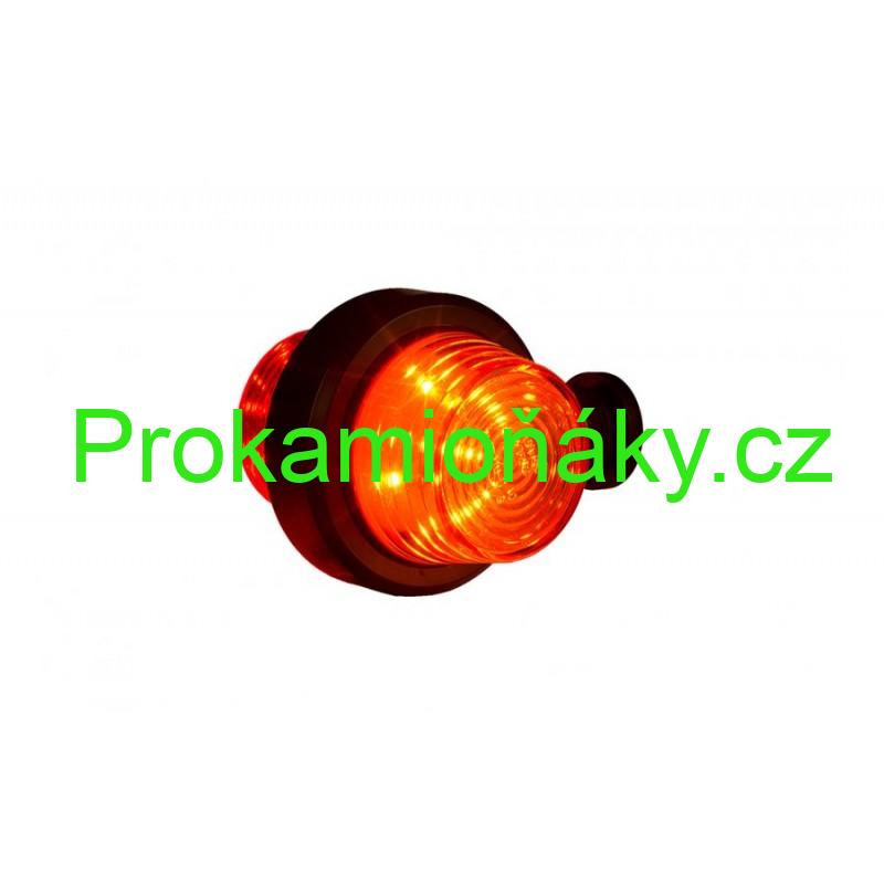 Poziční světlo LED červeno-oranžové
