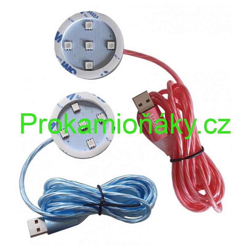 Podstavec poppy s osvětleným "tokem" proudu