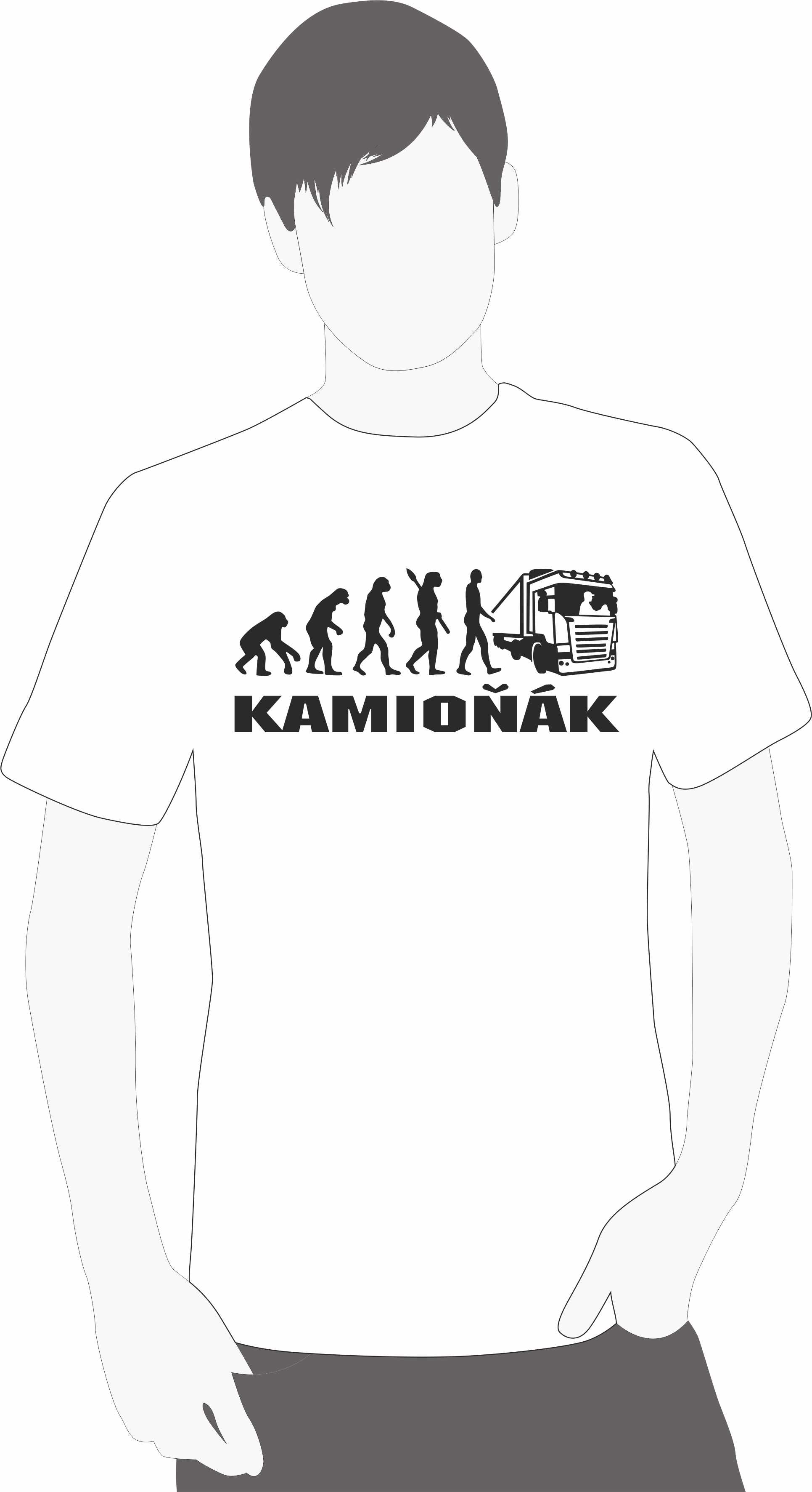 Tričko evolution kamioňák