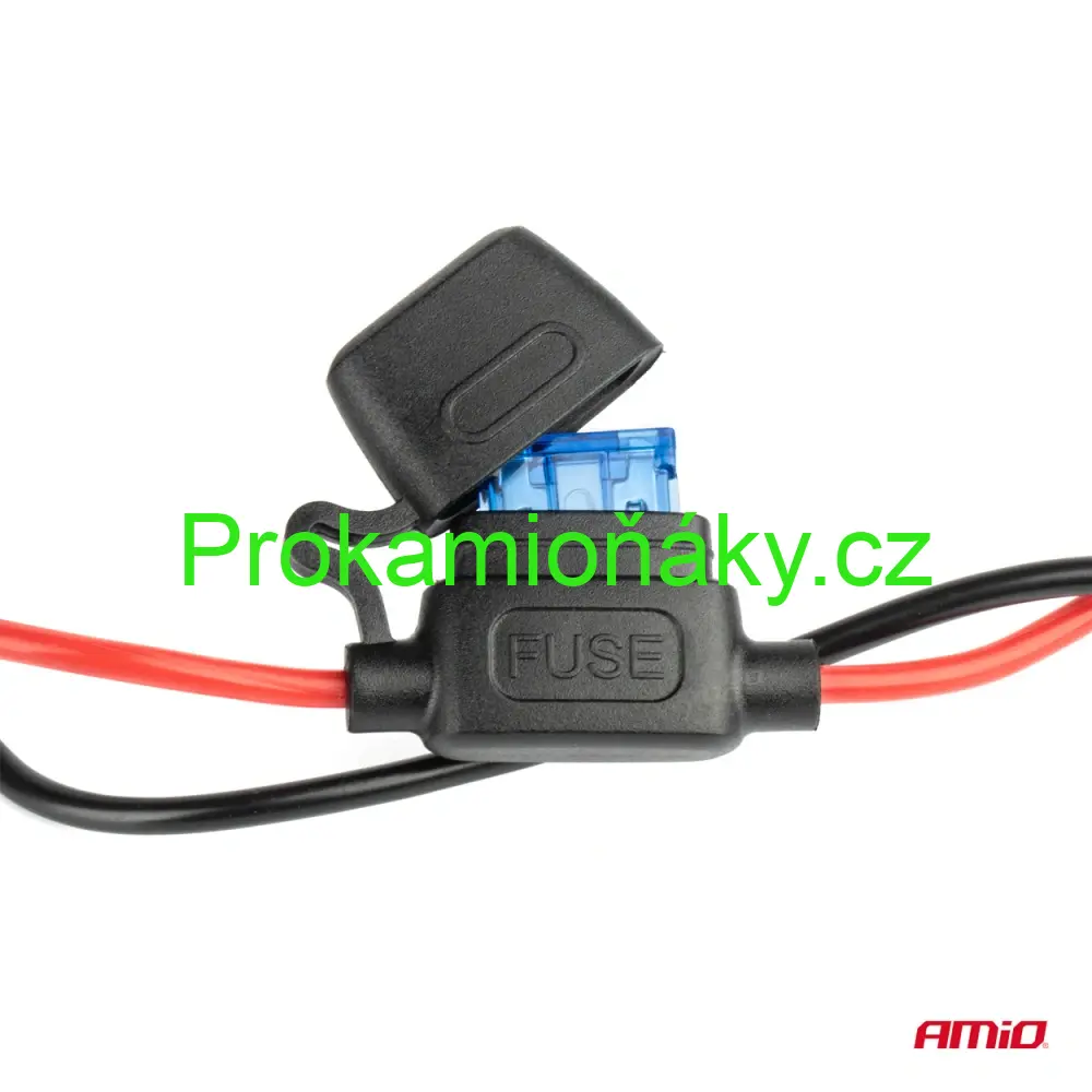 Roztrojka zapalovače s voltmetrem USB-C