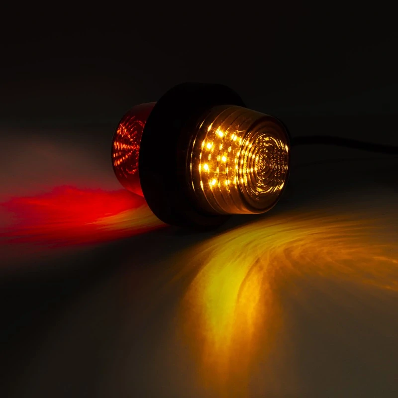 Gylle DARK č. 2622G - krátké rameno, oranžová/červená, 12/24V (kabel 0,3 m)