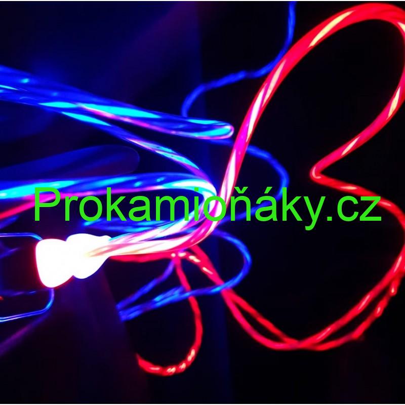 Podstavec poppy s osvětleným "tokem" proudu