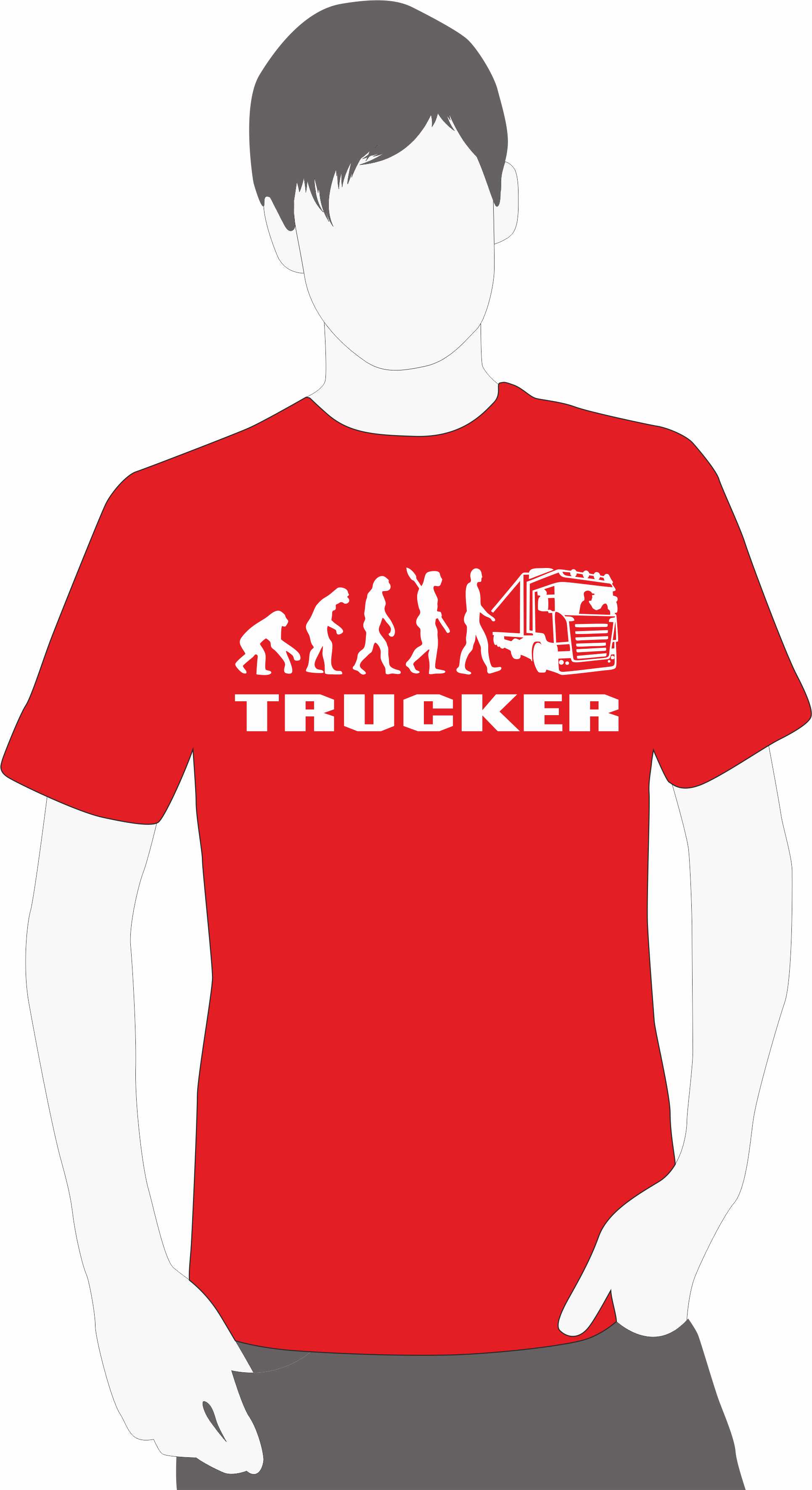 Tričko evolution trucker