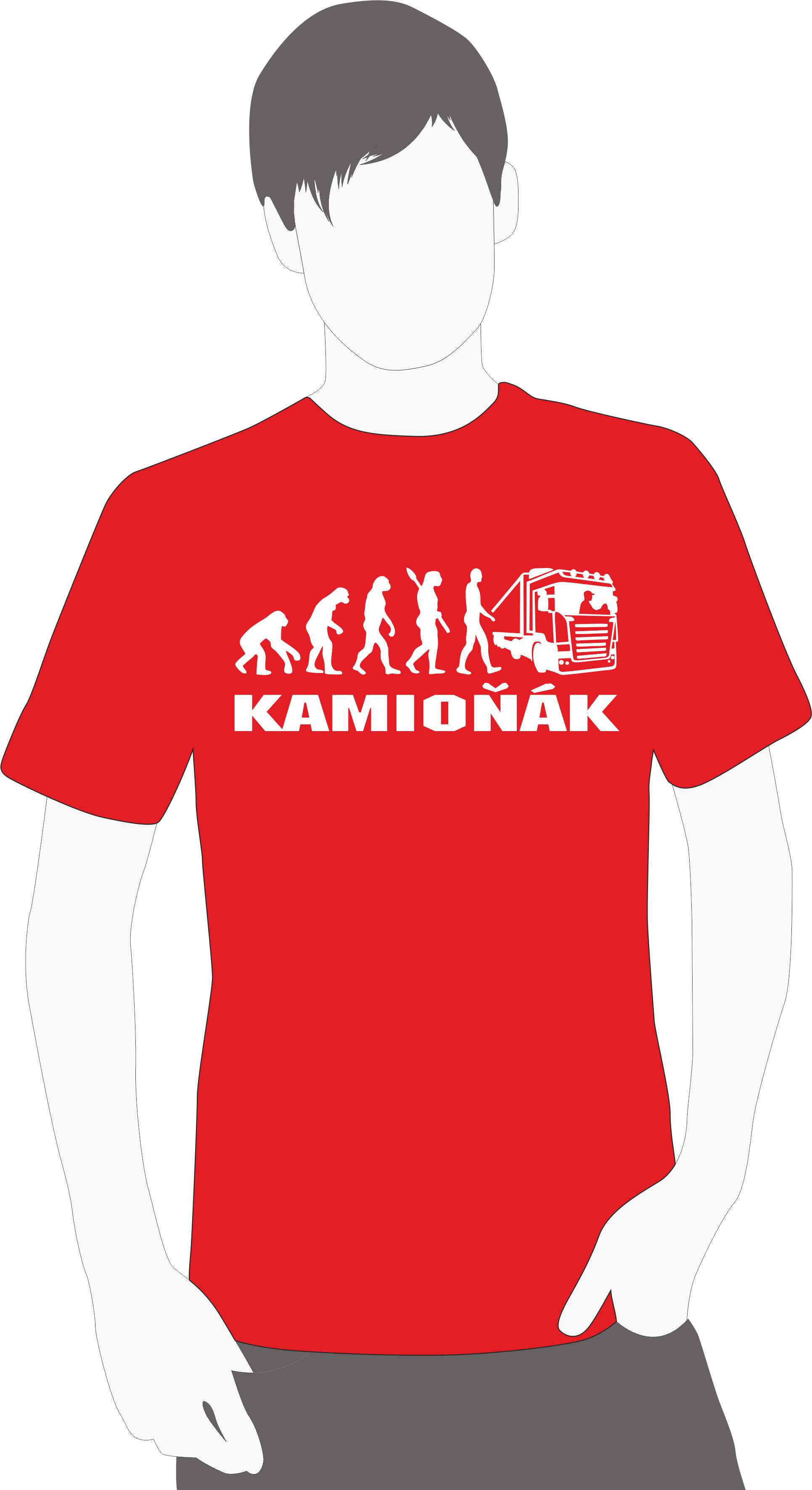 Tričko evolution kamioňák
