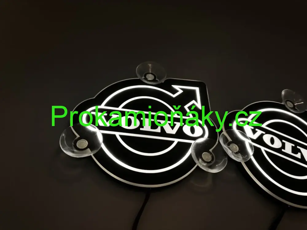 Tvarované znaky svítící