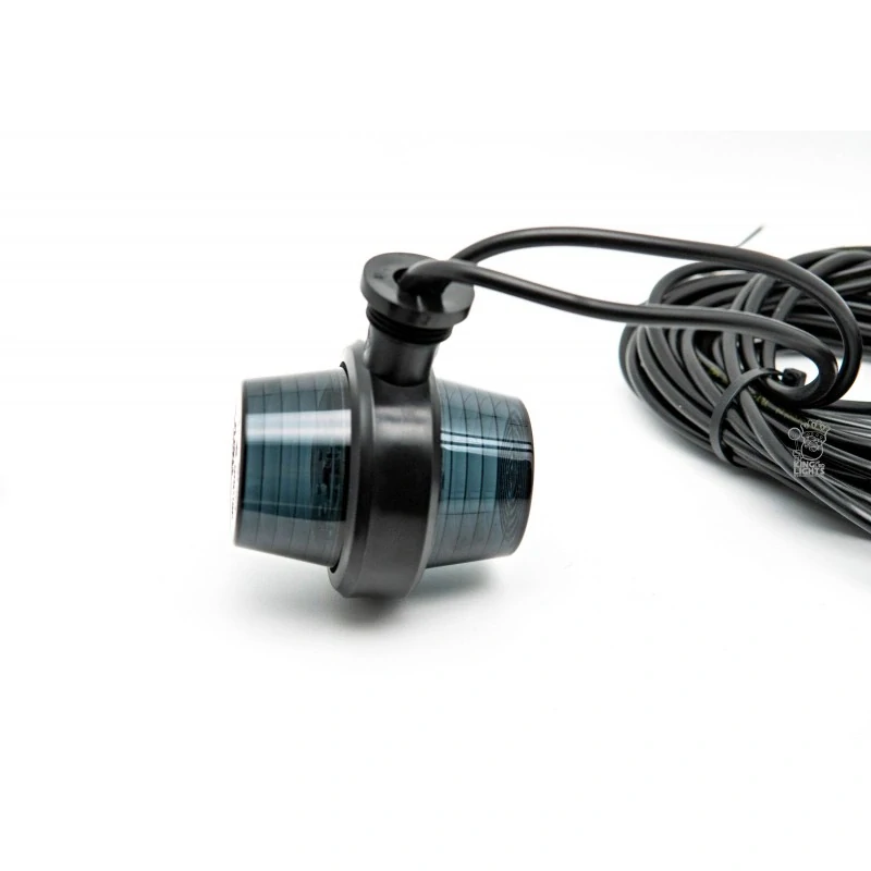 Gylle DARK bílá/červená 12-24V, krátké rameno (5m kabel)