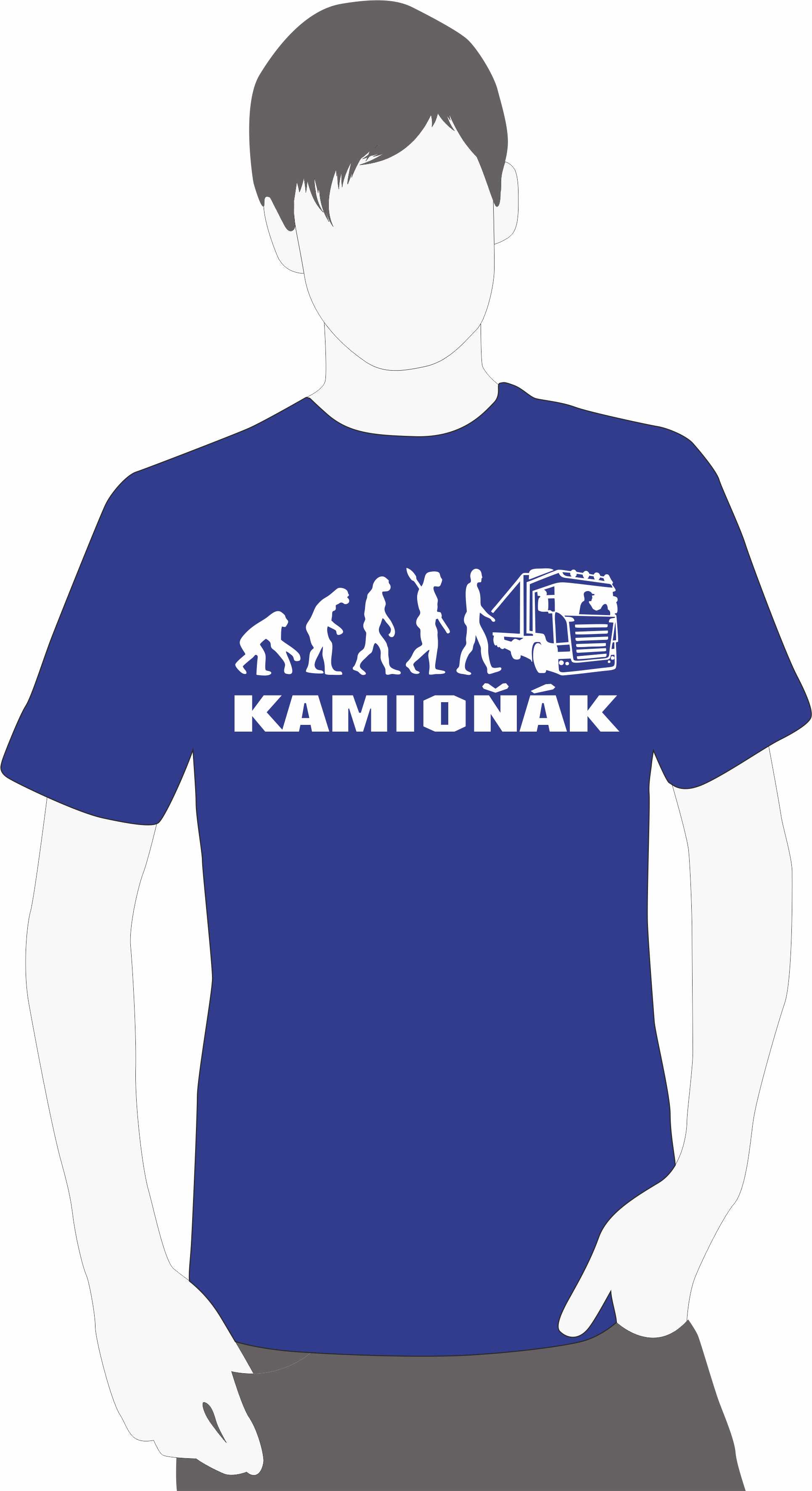 Tričko evolution kamioňák