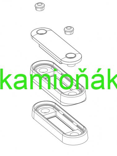 světlo poziční FT-073 B LED 12+24V bílé