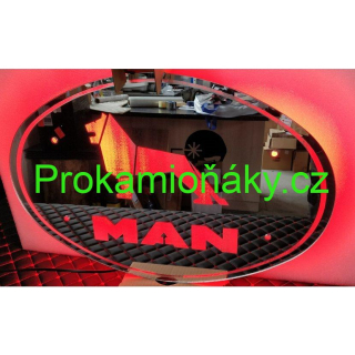 SVětelné zrcadlo MAN bílá-červená